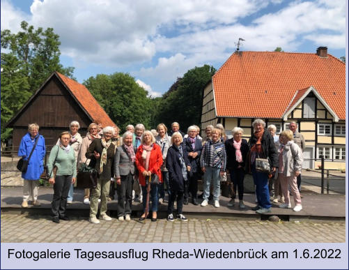 Fotogalerie Tagesausflug Rheda-Wiedenbrück am 1.6.2022